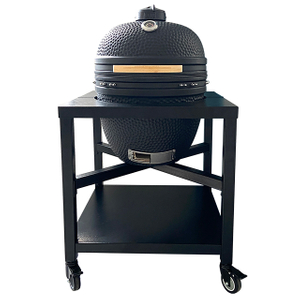 TOPQ Outdoor Grill Metallwagen Tisch Kamado Grillwagen BBQ St&auml;nder Eisenrahmen